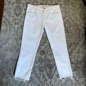 AMO Tomboy Jeans in Sea salt White